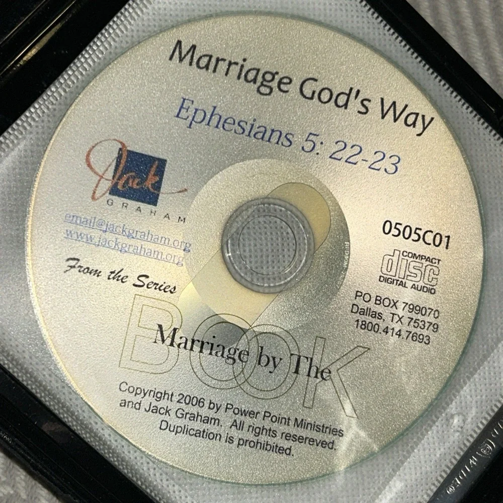 Marriage By The‎ Book CD Audiobook 10 Sermon Series By Jack Graham